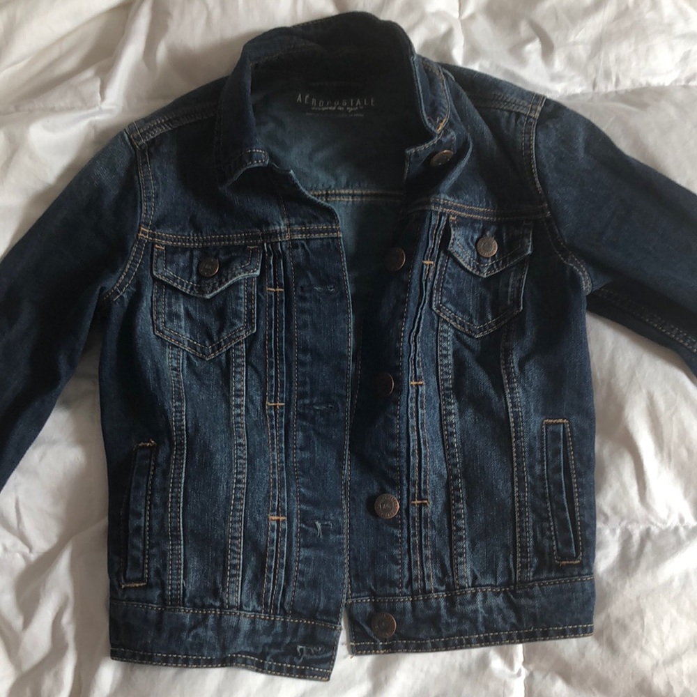 Denim jacket. dark wash